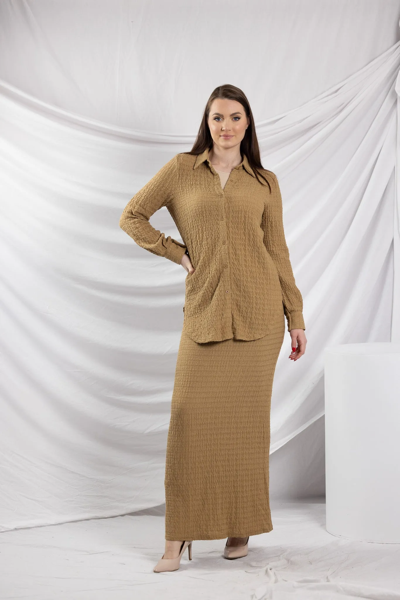 Abrielle Skirt & Shirt Set