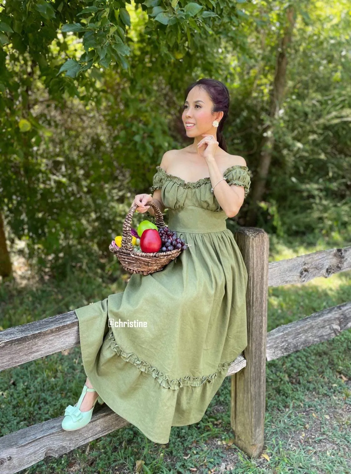 Belle Dress in linen