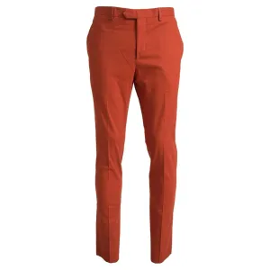 BENCIVENGA Elegant Orange Pure Cotton Pants BENCIVENGA Elegant Orange Pure Cotton Pants