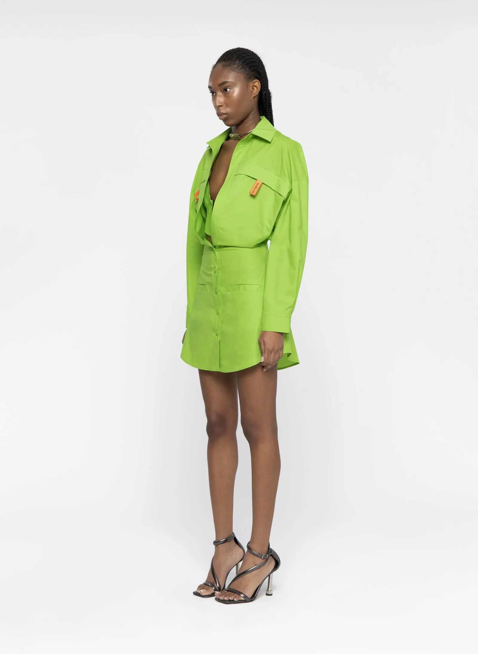 Bustier Shirt Dress