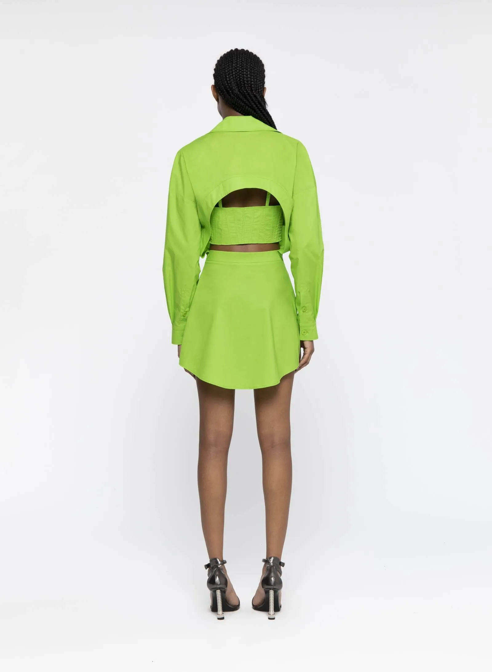 Bustier Shirt Dress