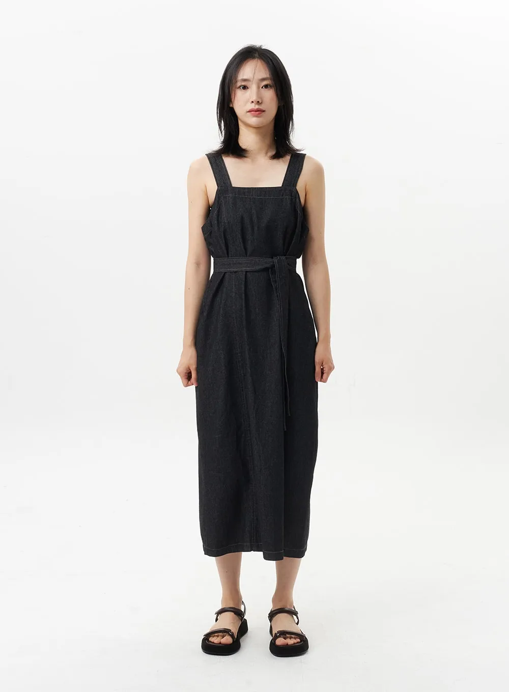 Denim Maxi Dress OL312
