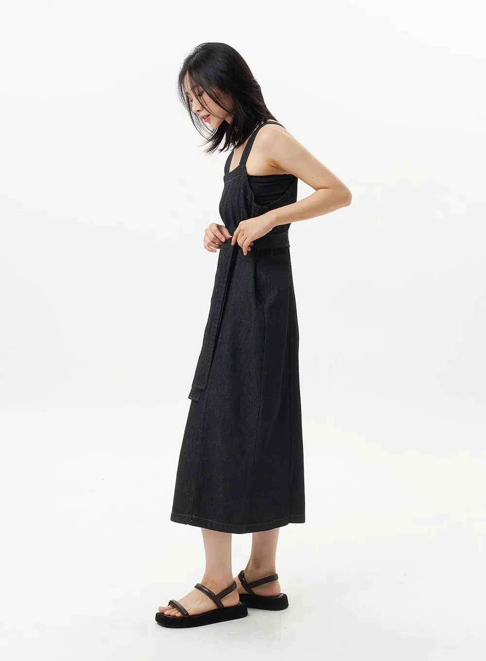 Denim Maxi Dress OL312
