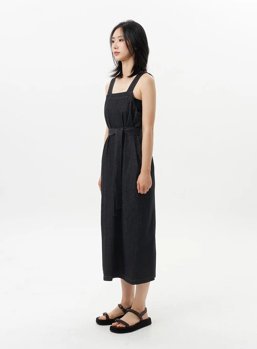 Denim Maxi Dress OL312