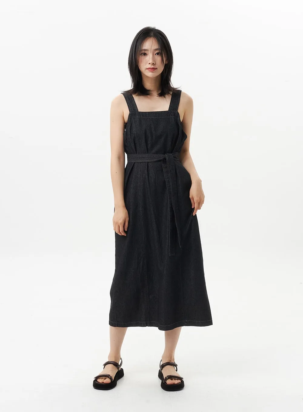 Denim Maxi Dress OL312