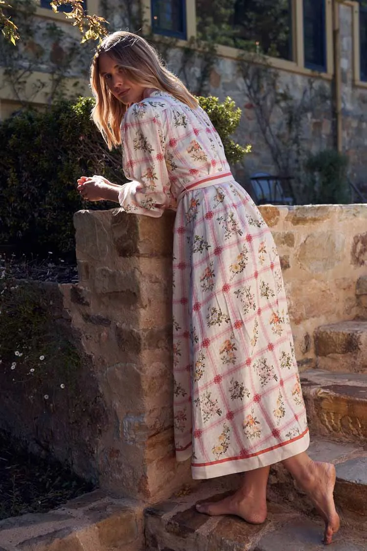 Lucille Dress in Hana Check