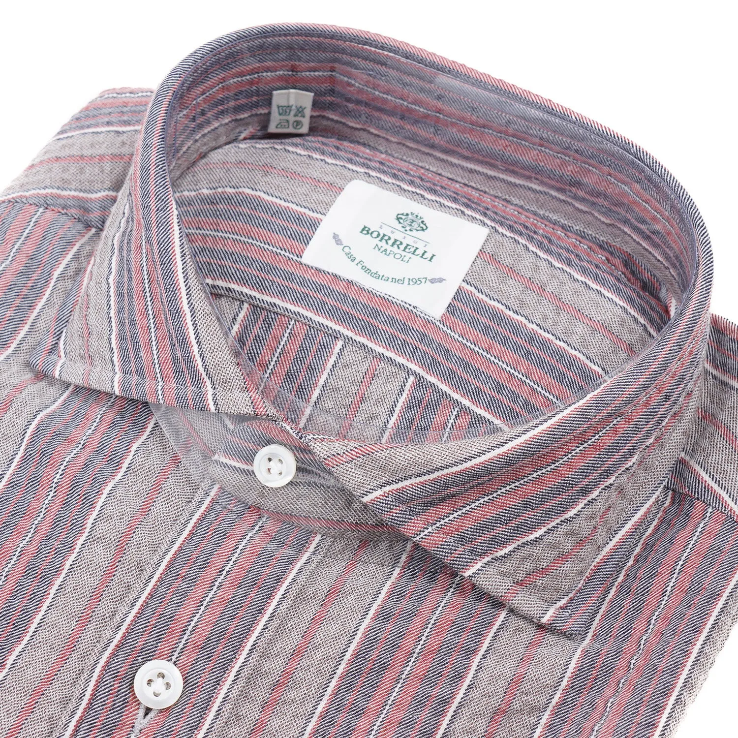 Luigi Borrelli Lightweight Seersucker Shirt