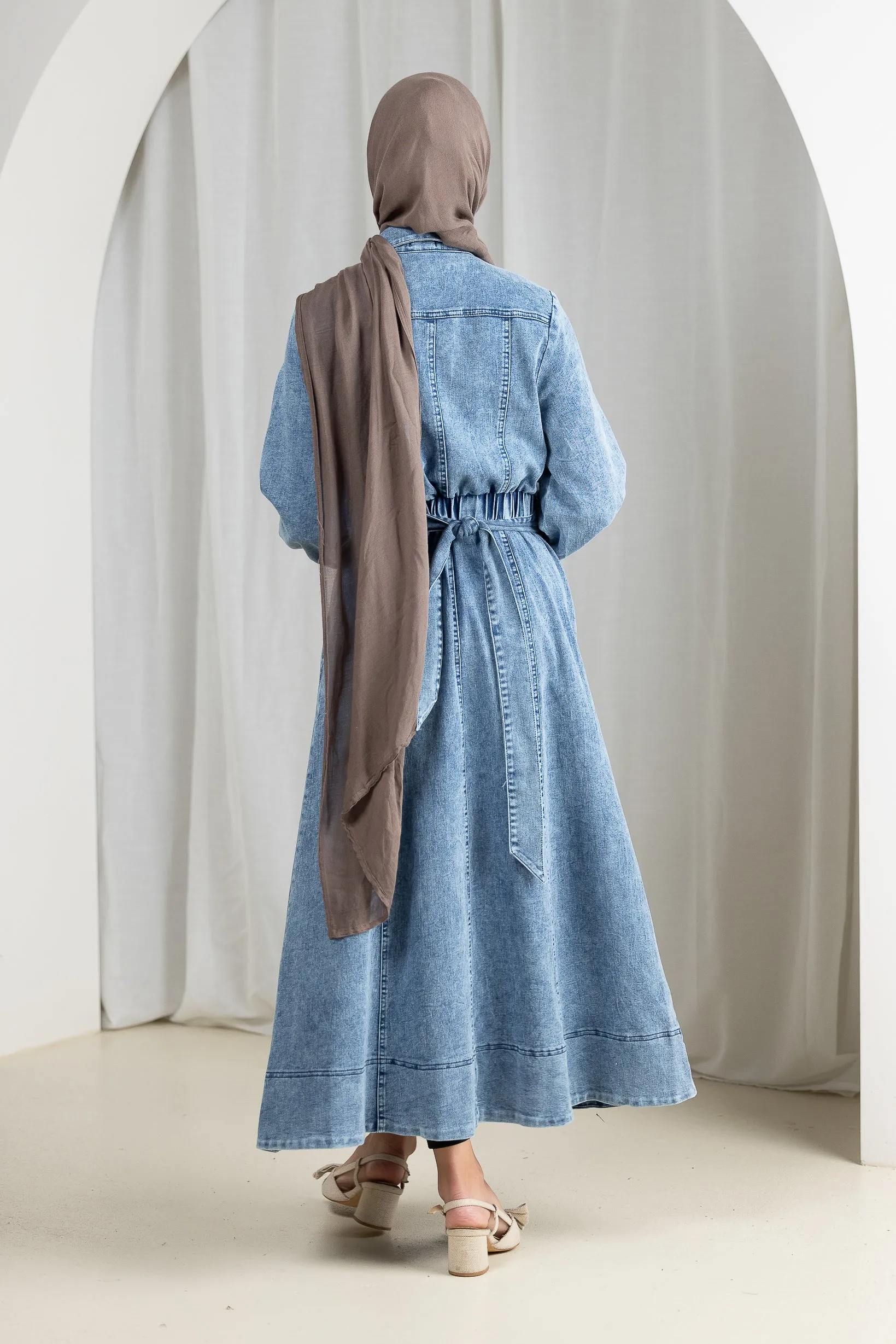 Milla Denim Maxi Dress