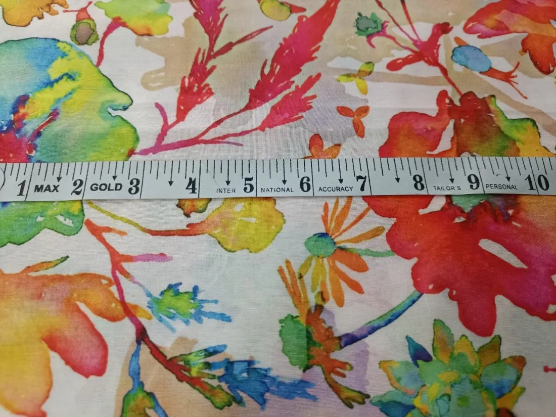 polyester digital floral print 58" wide