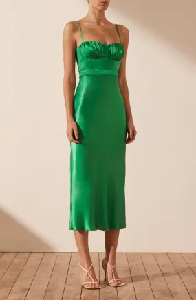 Shona Joy Lana Bustier Midi Dress