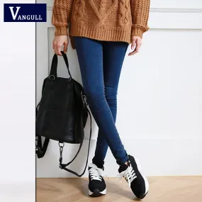 Skinny Jeans Woman Autumn New 2017 High Quality Women Fashion Slim Jeans Female washed casual skinny Stretch pencil Denim Pants