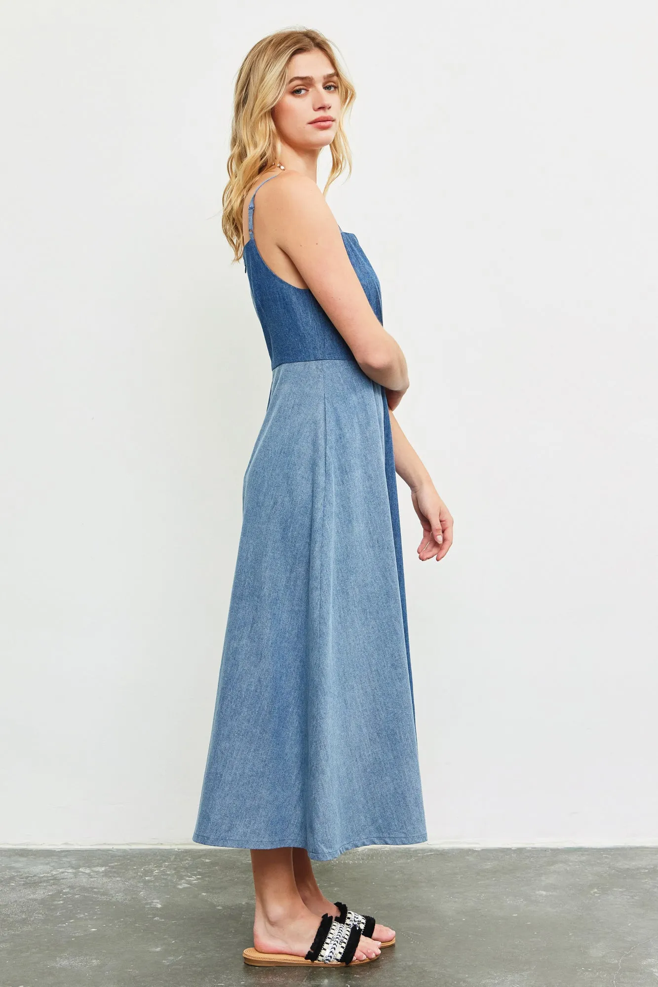 Spaghetti Strap Maxi Dress