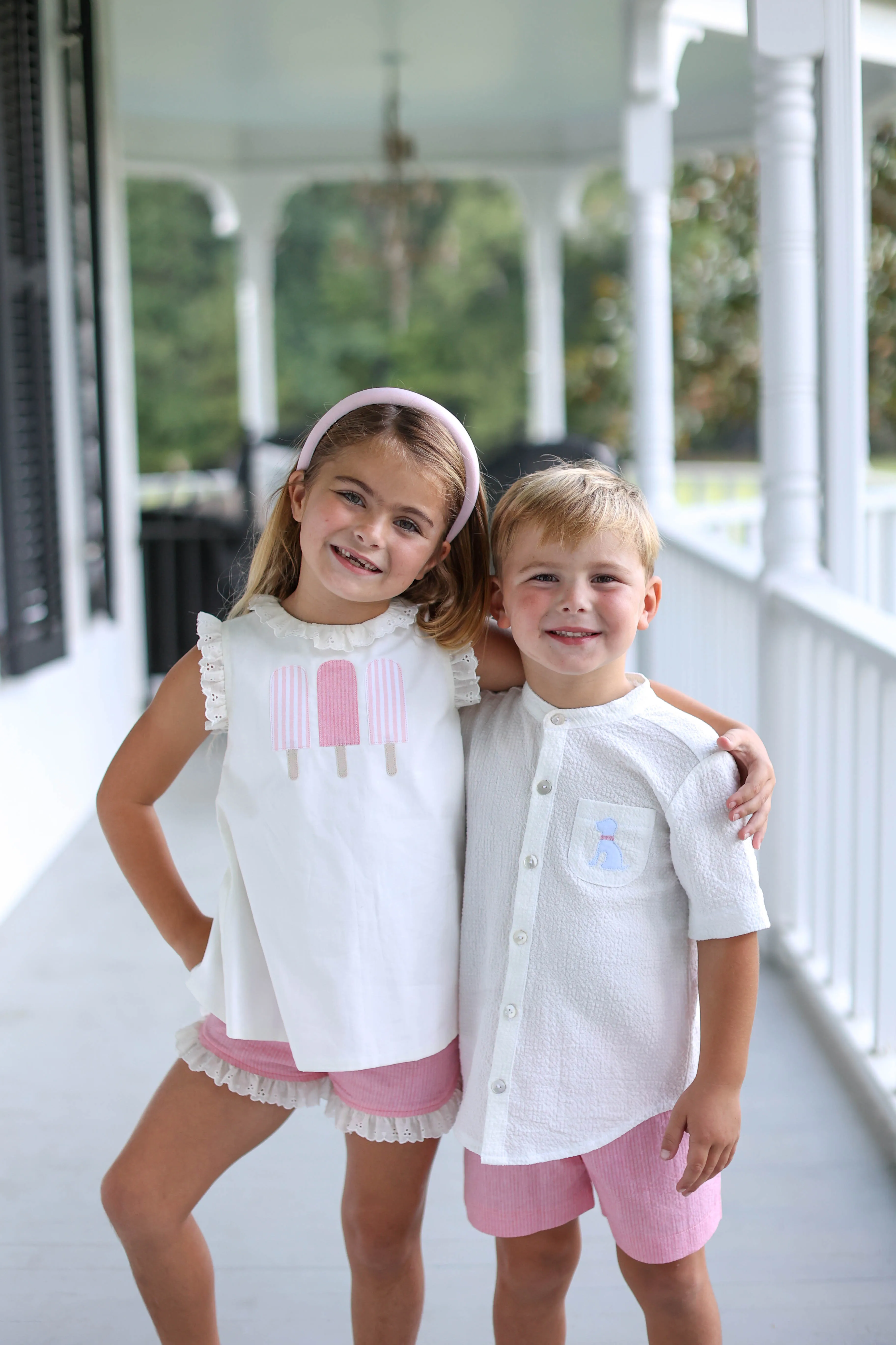 Tyson Shirt Short Sleeve in Ivory Gauze